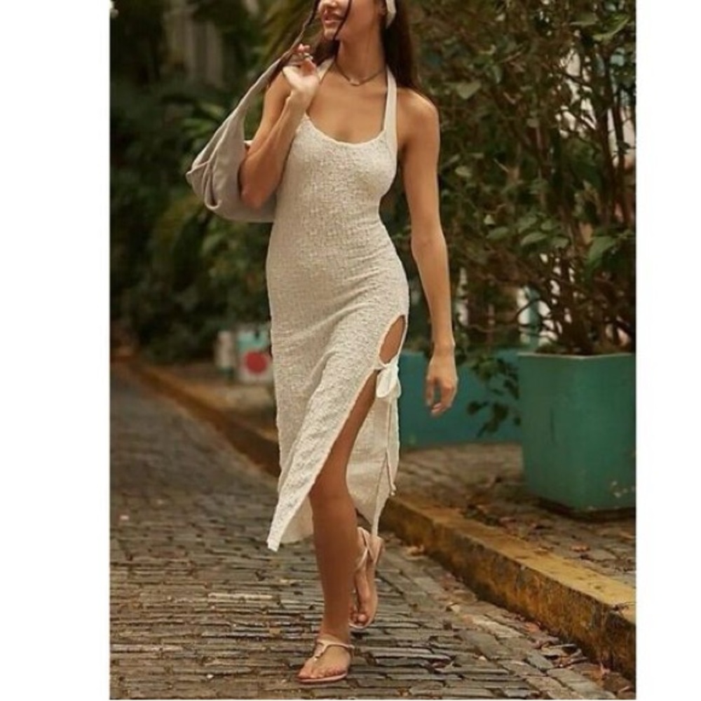 NWOT Free People Sea Foam Midi Dress